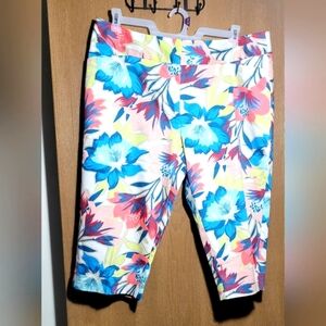 NWT Worthington Modern Fit Capris 18